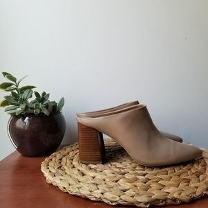 Oak + Fort Nude Mule Heel